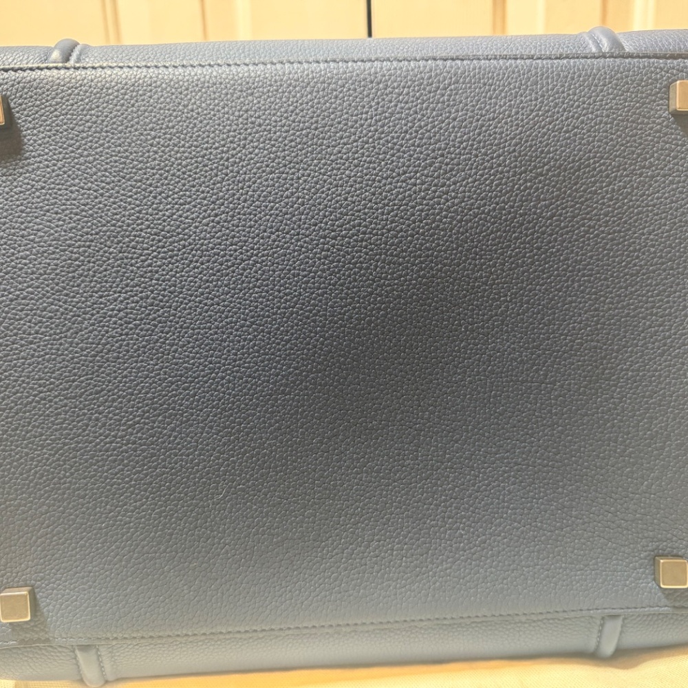 Céline Large Luggage Tote • Blue Grained Leather • Excellent Condition - Picture 6 of 7